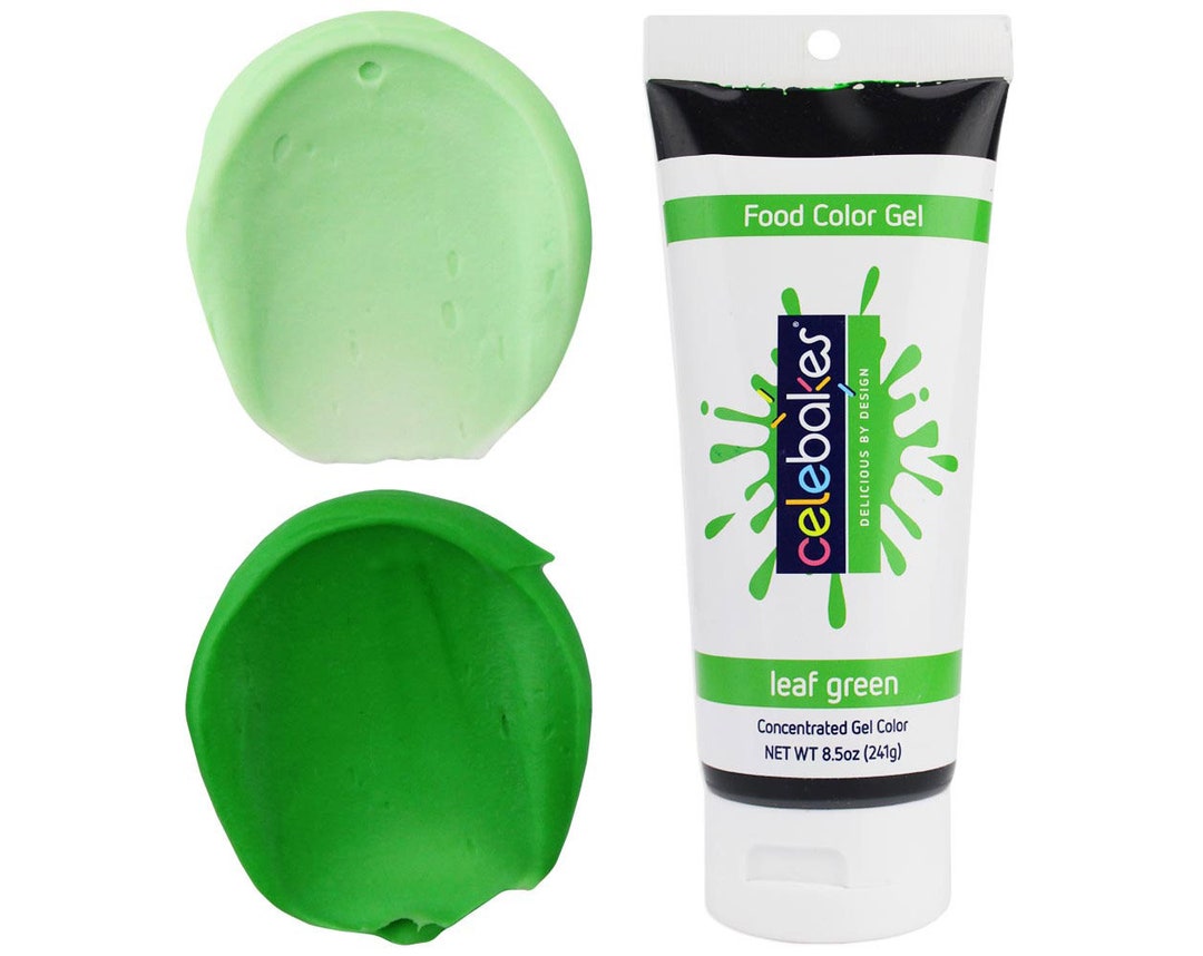 Leaf Green Gel Food Coloring Celebakes 8.5 OZ Leaf Green Etsy