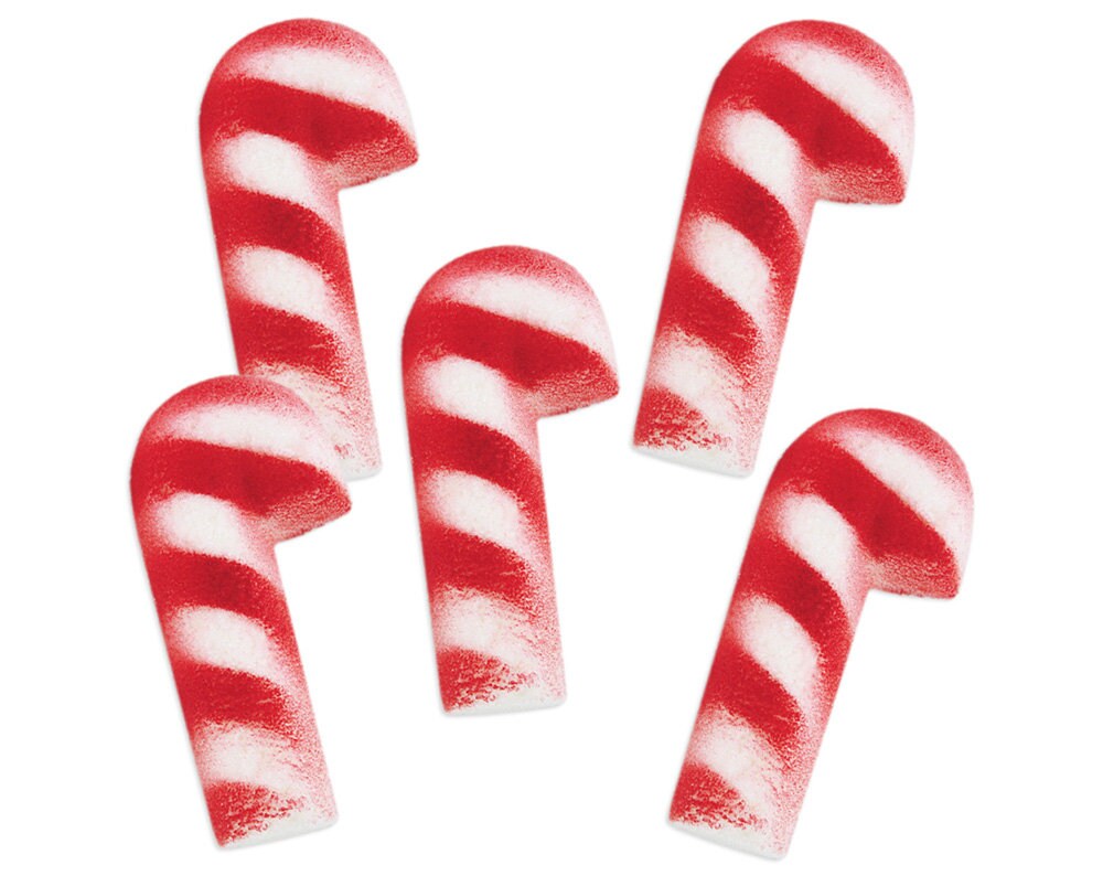 Candy Cane Sugars edible candy cane cake toppers holiday Etsy