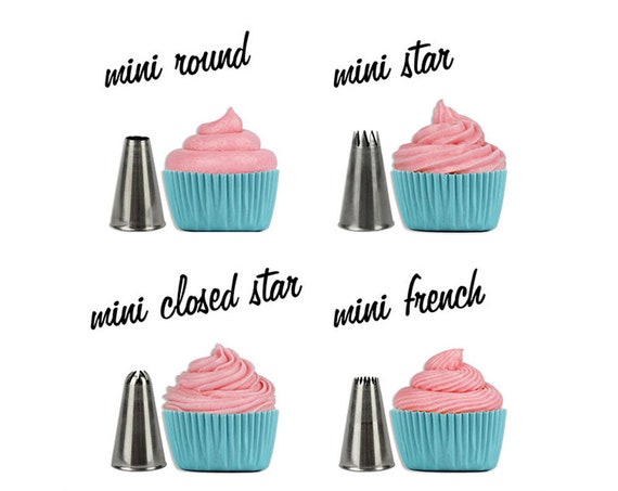 Small Frosting Tip Designs Cupcake Decorating Round Piping Tip