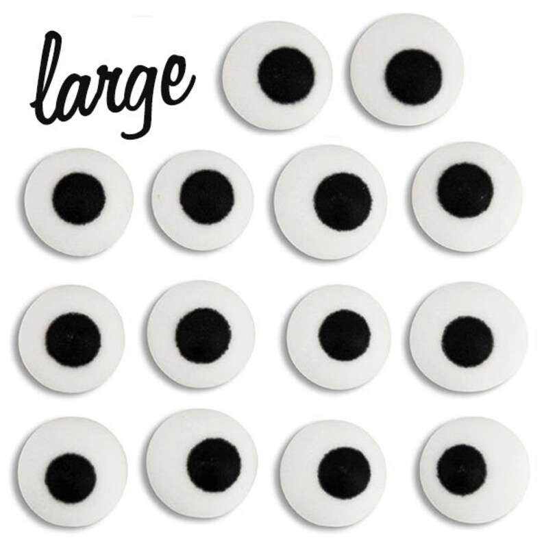 Large White Royal Icing Eyes Edible Royal Icing Eyes for Etsy