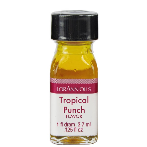 Tropical Punch Flavoring Oil - Super strength tropical punch flavoring oil specially formulated for use in candy, chocolate, and more.