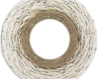 Silver Striped Bakers Twine