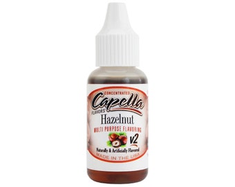 Hazelnut Flavoring - hazelnut flavoring oil, cotton candy flavoring, frosting flavor, ice cream flavoring, coffee flavoring