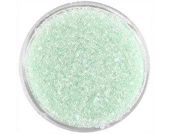 Soft Green Sanding Sugar - pastel green sprinkles for decorating cupcakes, cakes, cakepops, and cookies