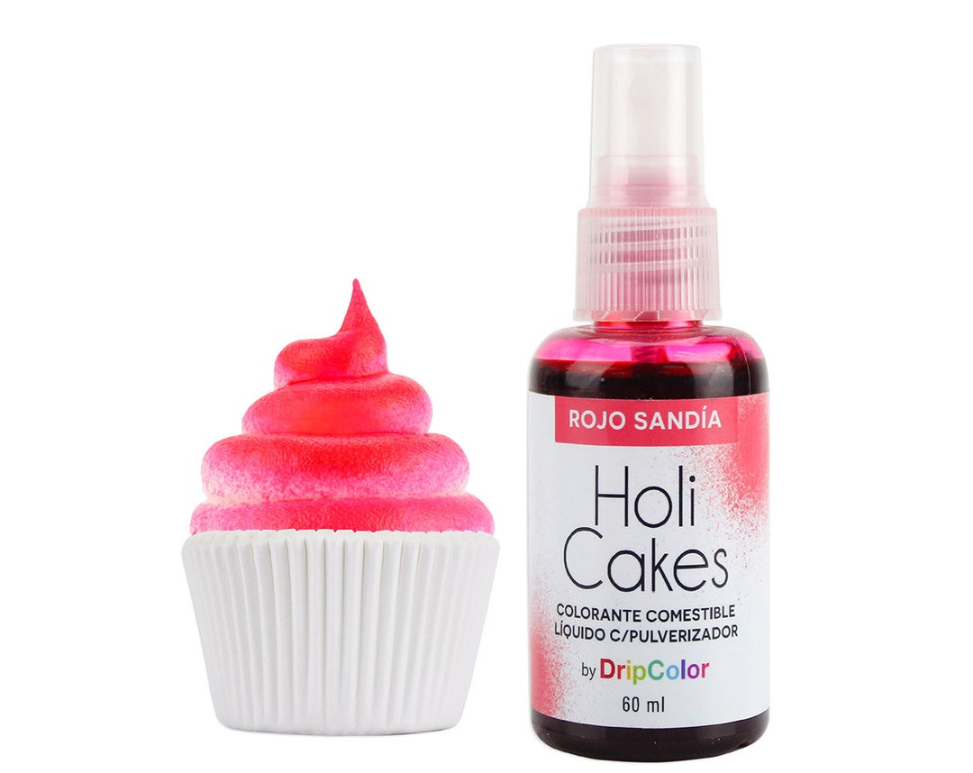 Watermelon Red Pump Spray Food Coloring Achieve an Airbrushed Look on