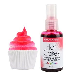 Watermelon Red Pump Spray Food Coloring - Achieve an airbrushed look on your treats with our easy to use pump spray food coloring!
