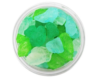 Sugar Sea Glass - vidrio marino de azúcar comestible, vidrio marino verde, vidrio marino azul, vidrio marino blanco, caramelo de vidrio marino comestible