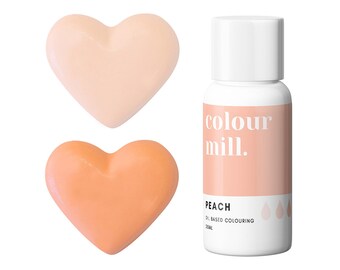 Peach Colour Mill Oil Based Food Coloring - Peach food coloring with superior coloring strength, achieve a wide range of colors.