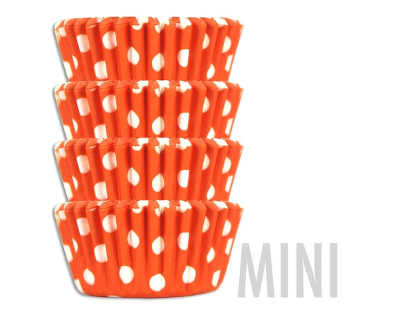 Mini paper top cupcake liners