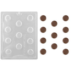 Mini Plain Cookie Chocolate Mold