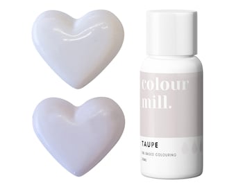 Taupe Colour Mill Oil Based Food Coloring - Taupe food coloring with superior coloring strength, achieve a wide range of colors.