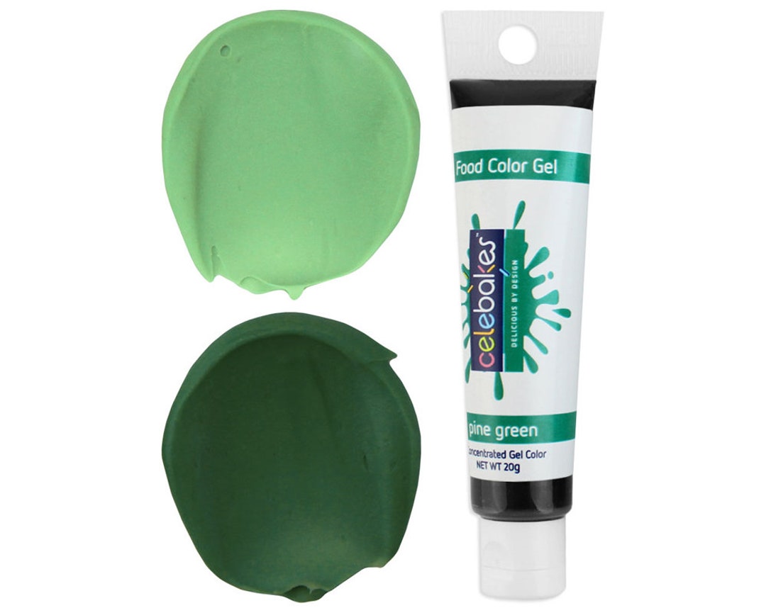 Pine Green Gel Food Coloring Celebakes Food Color Gel Food Etsy
