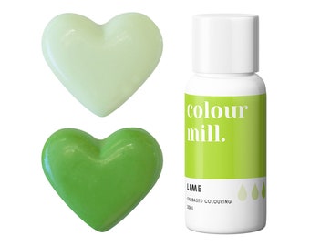 Lime Colour Mill Oil Based Food Coloring - Lime food coloring with superior coloring strength, achieve a wide range of colors.
