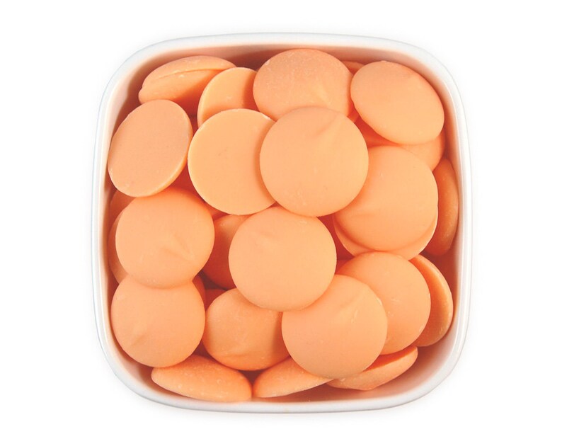 Peach Candy Melts 1 LB pastel orange melting chocolate Etsy