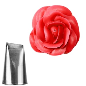 Large Rose Decorating Tip #125 - A rose #125 decorating tip for piping roses on your cakes, cupcakes and cookies.