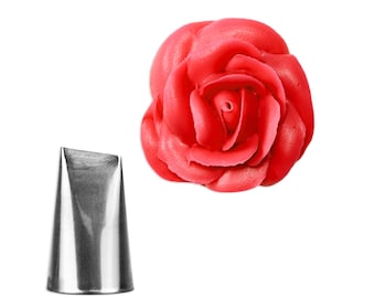 Large Rose Decorating Tip #125 - A rose #125 decorating tip for piping roses on your cakes, cupcakes and cookies.