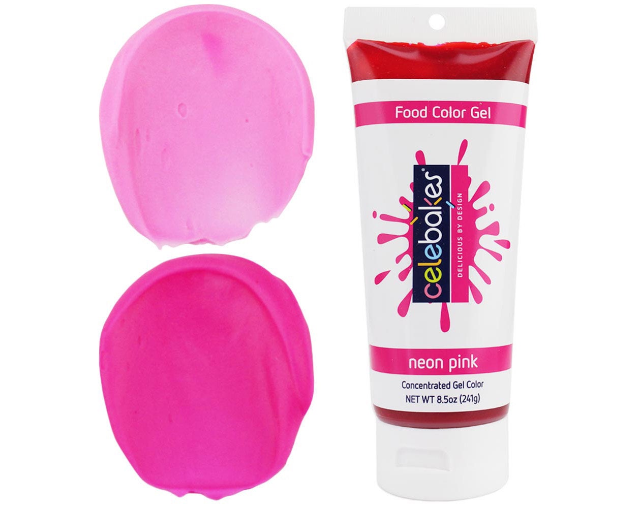 Neon Pink Gel Food Coloring Celebakes 8.5 OZ Neon pink Etsy