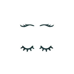 eyelashes cake cookie stencil unicorn eyelash cookie etsy norway