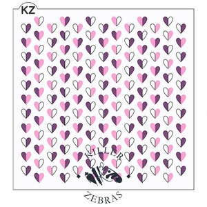 Sweetheart Kuchen & Cookie Schablone - 3 Schablonen -Herzen Cookie Schablone, Herz Muster Kuchen Schablone, Valentinstag Airbrush Schablone, Cookie Schablone