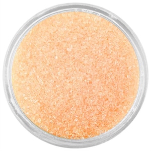 Peach Sanding Sugar - peach sprinkles for decorating cupcakes, cakes, cakepops, and cookies