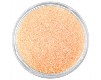 Peach Sanding Sugar - Pfirsich Streusel zum Dekorieren von Cupcakes, Kuchen, Cakepops und Keksen
