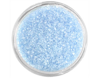 Soft Blue Sanding Sugar - pastellblaue Streuseln zum Dekorieren von Cupcakes, Kuchen, Cakepops und Keksen