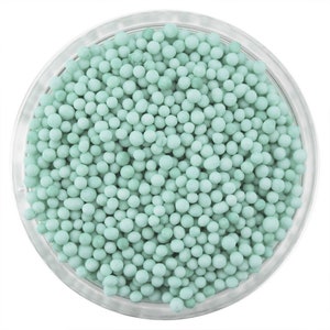 Soft Mint Non-Pareils - Classic tiny soft mint non-pareils add a touch of cute to all your sweet treats!