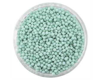 Soft Mint Non-Pareils - Classic tiny soft mint non-pareils add a touch of cute to all your sweet treats!