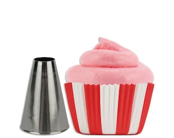 Round Cupcake Decorating Tip #807 - large round decorating tip, jumbo round cupcake decorating tip