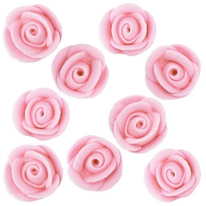 Rosa Zuckerguss Rosen Rosa Zuckerrosen Pastell Rosa Rosen Etsy