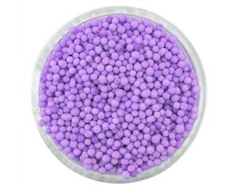 Lavender Non-Pareils - tiny pretty lavender sprinkles for decorating cupcakes, cakes, cakepops, cookies, and ice cream