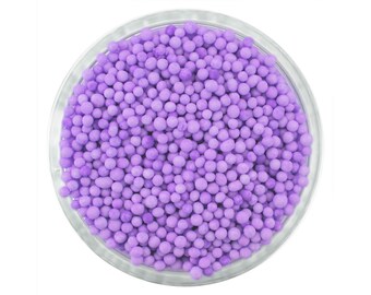 Lavender Nonpareils - tiny pretty lavender sprinkles for decorating cupcakes, cakes, cakepops, cookies, and ice cream