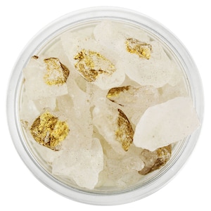 Diamond Gem Sugar - white rock sugar with flecks of edible gold, Edible gems, sugar gems, sugar rocks