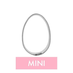 Mini Easter Egg Cookie Cutter - mini egg cookie cutter, egg cookie, voor koekjes en fondant.