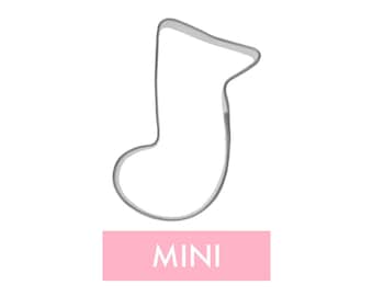 Mini Music Note Cookie Cutter - A mini take on the classic music note cookie cutter!