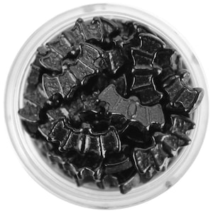 Black Bat Candy Sprinkles - black candy bat sprinkles, bat candy, halloween sprinkles