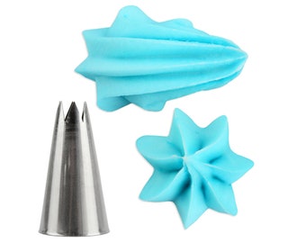 Star #826 Cupcake Decorating Tip -star tip for piping shells, swirls and stars on cupcakes and cakes