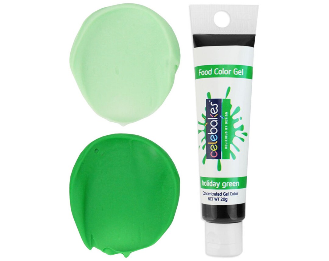Holiday Green Gel Food Coloring Celebakes Food Color Gel Etsy