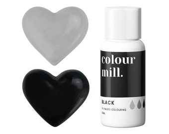 Black Colour Mill Oil Based Food Coloring - Black food coloring with superior coloring strength, achieve a wide range of colors.