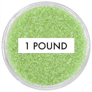 Light Sage Green Sanding Sugar 1 LB