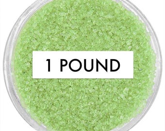 Ljus salviagrönt slipsocker 450 g