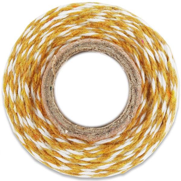 Senfgelb gestreiftes Bakers Twine