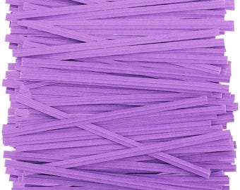 Purple Paper Twist Ties