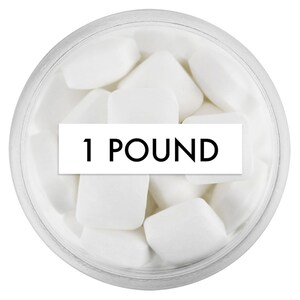 White Matte Square Candy Sprinkles 1 Pfund - weiße quadratische Streusel zum Dekorieren von Kuchen, Keksen, Cupcakes und Leckereien!