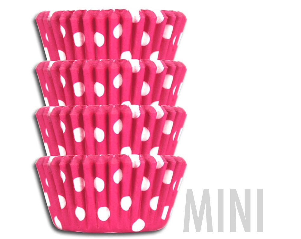 Pink Mini Cupcake Liners  Pink Midi Baking Cups, Greaseproof Wrappers Bulk  - Sweets & Treats™