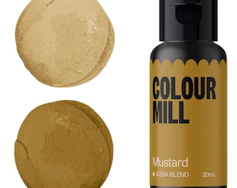Mustard Colour Mill Water Based Food Coloring