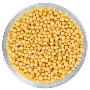 Honey Yellow Nonpareils - Classic tiny honey yellow nonpareils add a touch of cute to all your sweet treats!