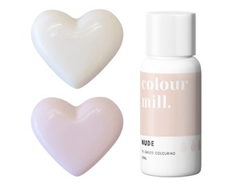 Nude Colour Mill Oil Based Food Coloring - Nude food coloring with superior coloring strength, achieve a wide range of colors.