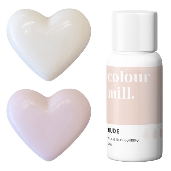 Nude Colour Mill Oil Based Food Coloring - Nude food coloring with superior coloring strength, achieve a wide range of colors.