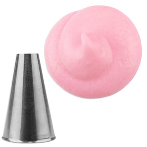 Round #809 Decorating Tip - round decorating tip, small round cupcake decorating tip